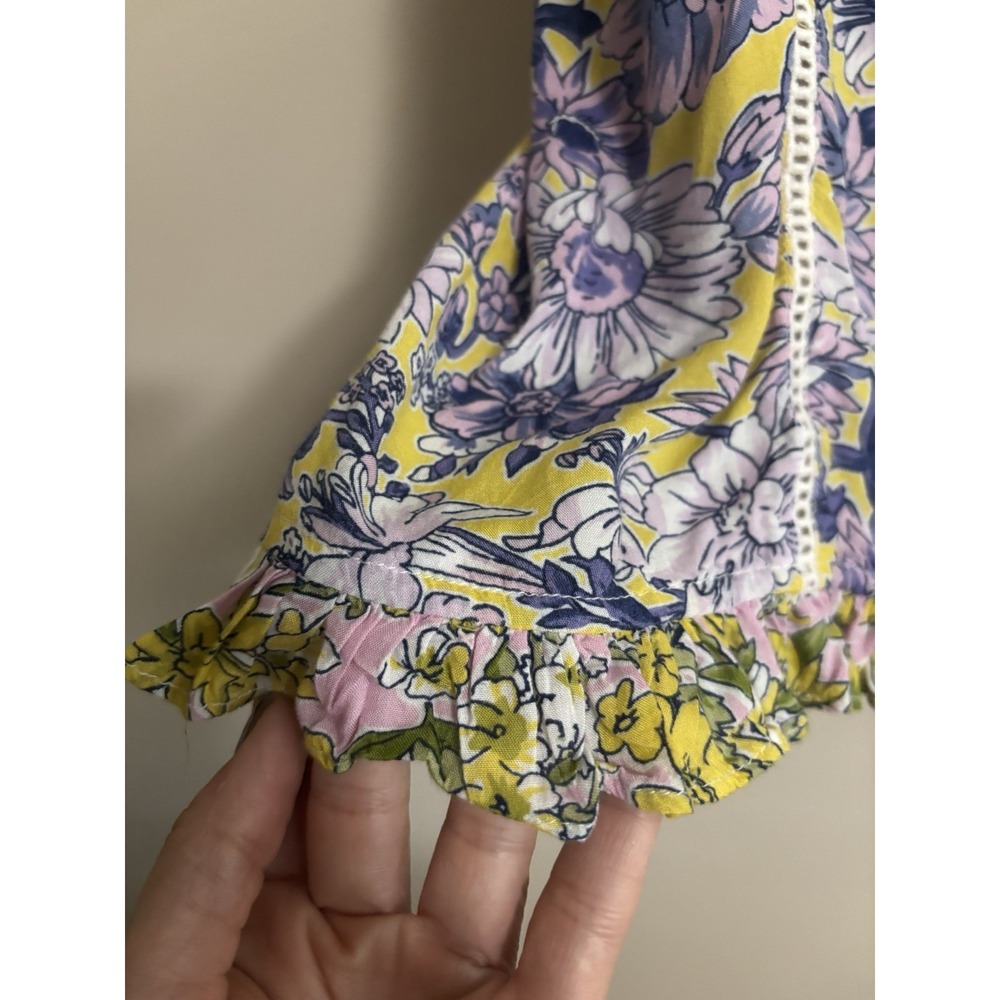 Anthropologie Pajamas Floral Pattern SET Pants Tank Camisole Size Small - Picture 10 of 13